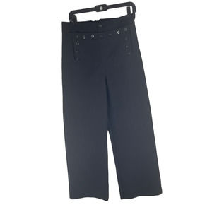 DSCP Military Quarterdeck Collection Womens Sailor Wide Leg Pant Size 31R Black